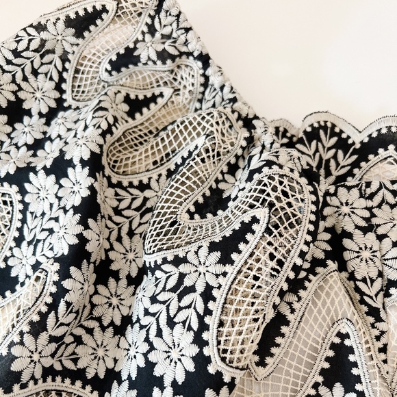 Cara Cara Montauk Scallop Eyelet Mini Dress, Size Small - Picture 11 of 11